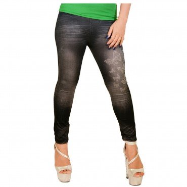 butterfly printed Jeggings Seamless WLSJ-002