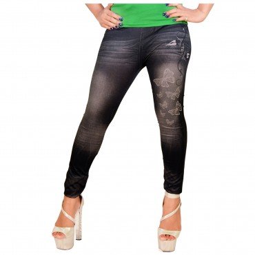 butterfly printed Jeggings Seamless WLSJ-002